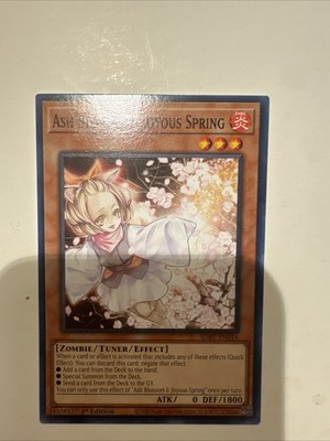 Ash Blossom & Joyous Spring SDCB-EN014 Structure Deck: Legend of the Crystal...-image