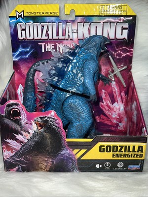 Godzilla x Kong New Empire 6” Blue GODZILLA ENERGIZED with Battle Drone, Action-image