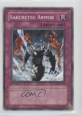 2009 Yu-Gi-Oh! Warriors' Strike Structure Deck 1st Edition Sakuretsu Armor 0d94-image