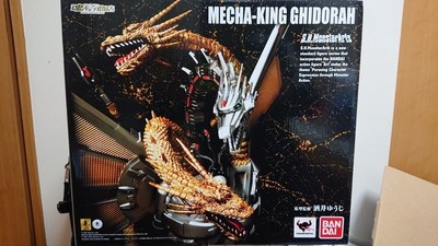 S.H.MonsterArts Mecha King Ghidorah Bandai Tamashii Nations – Double Sealed Box-image