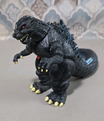 WORKING! Vintage 1994 TOHO Trendmasters Godzilla 4” Action Figure Toy w/ Roaring-image