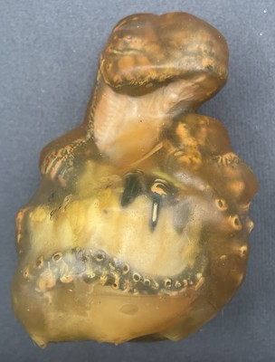Vintage 1998 Godzilla Baby Hatching Egg Toho Figure Rare Covered Toy Embryo-image