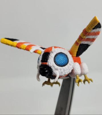 2024 BANDAI ICHIBAN KUJI MOTHRA 1992 Godzilla vs Mothra Monster Head Magnet-image