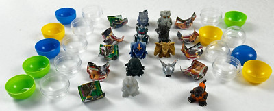 GODZILLA Finger Puppet Figure Bandai Gashapon Toy 10pc Lot Japan Kaiju Monster-image