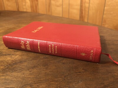 Nelson RSV Revised Standard Version Bible Genuine Leather 2809CR Illustrated-image