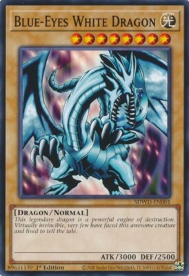 Yugioh! Blue-Eyes White Dragon x3  SDWD-EN001 Structure Deck-image