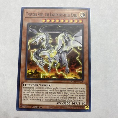 Yugioh Thunder King The Lightningstrike Kaiju Sdaz-en008 Albaz Strike Common-image
