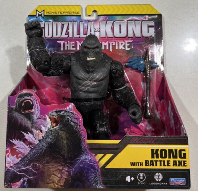 NEW 2024 Godzilla x kong The New Empire KONG WITH BATTLE AXE Action Figure-image
