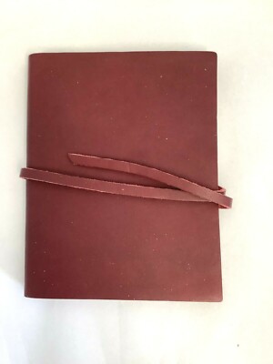 RUSTICO Venture Notebook, Leather Journal with Strap - Burgundy-image