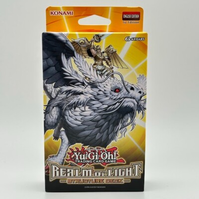 Yugioh Realm Of Light 1st Edition Structure Theme Deck For Card Game CCG TCG-image