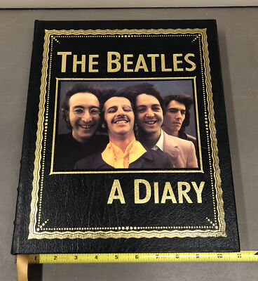 The Beatles A Diary, Barry Miles, Easton Press Leather Bound-image