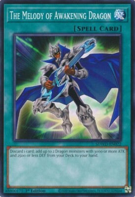 Yugioh! The Melody of Awakening Dragon x3  SDWD-EN022 Structure Deck-image