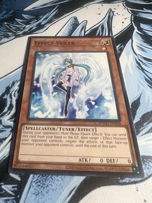 Yugioh Effect Veiler Sdwd-en018 Blue Eyes White Destiny Common 1st Edition     A-image