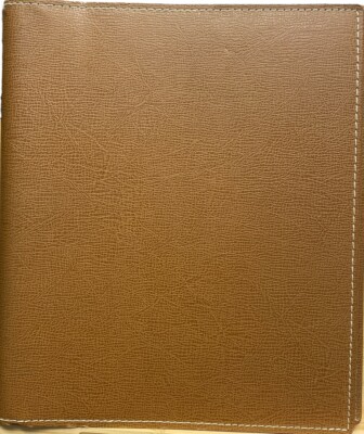 Vintage FUL-VU Leather Bound Portfolio Album 8x10 #34-LII Blackwood N.J.-image