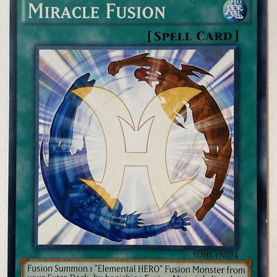Yu-Gi-Oh! TCG Miracle Fusion HERO Strike Structure Deck SDHS-EN024 1st Set of 2-image