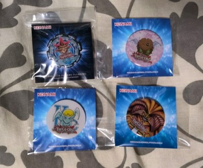 Yu-Gi-Oh Duel Links 4 Pin Set Official Konami Promo Winged Kuriboh Exodia-image