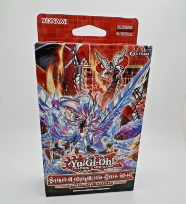 Konami Yu-Gi-Oh! TCG Structure Deck Albaz Strike Trading Card Game - 44 Cards-image