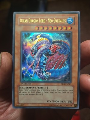 Yu-Gi-Oh! TCG Ocean Dragon Lord - Neo-Daedalus  SD4-EN001 Unlimited Rare-image