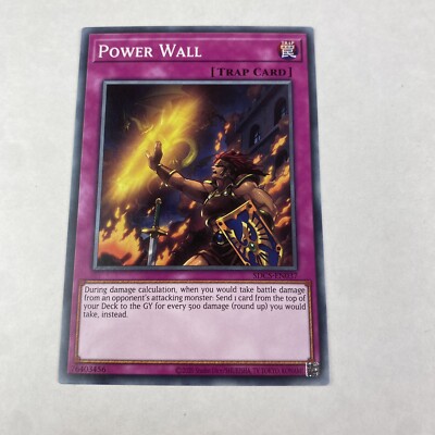 Yugioh Power Wall 037 Sdcs-en001 Cyber Strike Structure Deck Unlimited Common-image