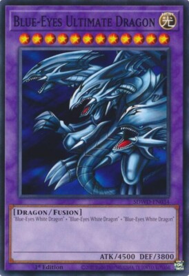 Yugioh! Blue-Eyes Ultimate Dragon x3  SDWD-EN034 Structure Deck-image
