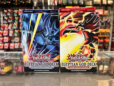 Egyptian God Decks - Set of 2 - 1 Slifer & 1 Obelisk Structure Decks YuGiOh New-image
