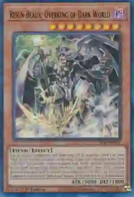 Yugioh! Reign-Beaux, Overking of Dark World - SR13-EN001 - Ultra Rare - 1st Edit-image