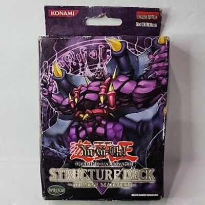 1996 Yugioh TCG MISB Structure Deck Zombie Madness 1st Edition Konami-image