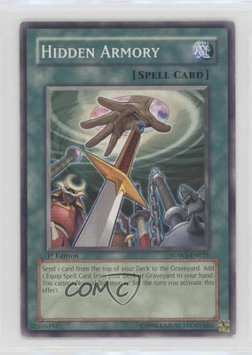 2009 Yu-Gi-Oh! Warriors' Strike Structure Deck 1st Edition Hidden Armory 0d94-image