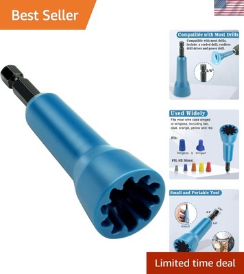 High-Density Polymer Wire Twisting Tool - Fast, Efficient Wire Connector Driver-image