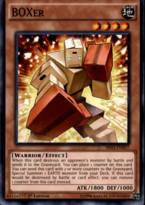 2017 Yu Gi Oh Machine Reactor Structure Deck #SR03EN017 BOXer C-image