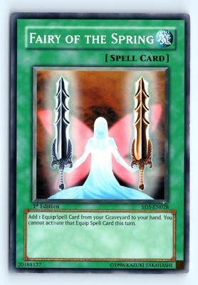 Yu-Gi-Oh Fairy of the Spring #SD5-EN028 Structure Deck: Warrior's Triumph tcg LP-image