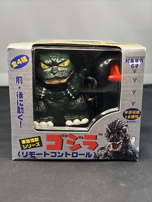 1998 SCRATCH TOHO 2.5” GODZILLA REMOTE CONTROLLED Figure Japan Import VERY RARE!-image