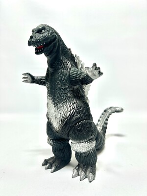 Vintage BANDAI 1983 Godzilla 7” Sofubi Vinyl Figure Mothra vs Godzilla-image