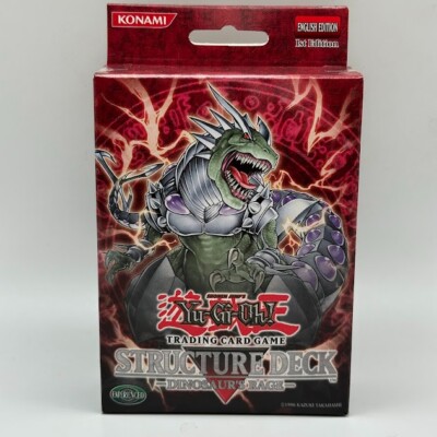 Yugioh Dinosaur's Rage 1st Edition Structure Deck Factory Sealed English-image