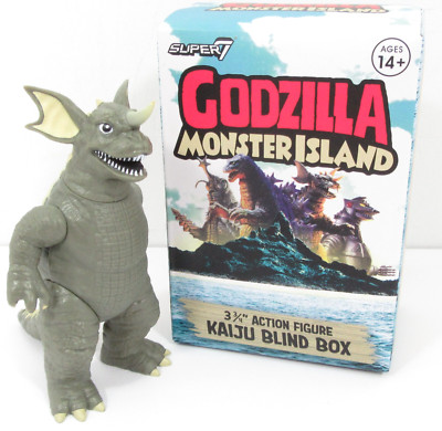 Super 7 Reaction Godzilla Monster Island Kaiju Blind Box Baragon '68 Figure-image