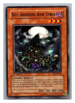 Structure Deck: Zombie Madness #SD2-EN009 Soul-Absorbing Bone Tower - 1st Ed.-image