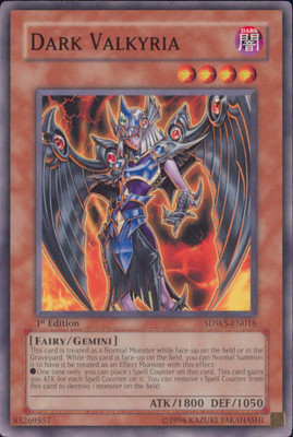 Yugioh Dark Valkyria #SDWS-EN016 Structure Deck: Warriors' Strike 1st Edition-image