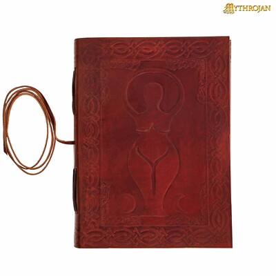 Leather Journal for Women Men, Leather Bound Journal Writing Notebook Sketchbook-image