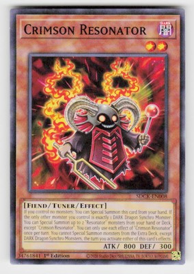 Structure Deck: The Crimson King #SDCK-EN008 Crimson Resonator 1st Edition-image