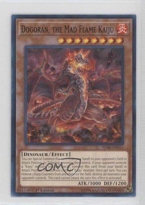 Dogoran The Mad Flame Kaiju 1st Ed. YuGiOh Structure Deck: Soulburner 00jz-image