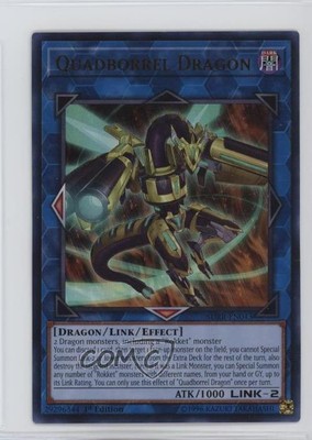 Quadborrel Dragon Ultra Rare 1st Ed. Yu-Gi-Oh! Structure Deck: Rokket Revolt 0b3-image