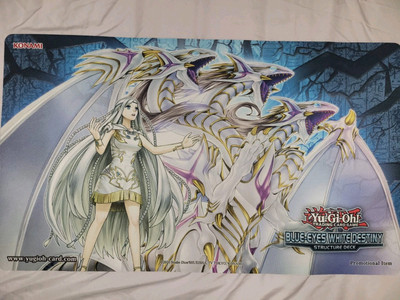 YuGiOh! Blue-Eyes White Destiny Structure Deck Promotional Playmat-image