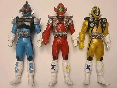 Bandai Kamen Rider Lot of 3 Action Figures-image