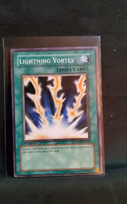 Lightning Vortex SD09-EN026 Structure Deck: Dinosaur's Rage 1st Edition-image