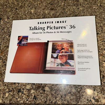 Sharper Image Talking Pictures 36 Album for 36 Photos & Messages-image
