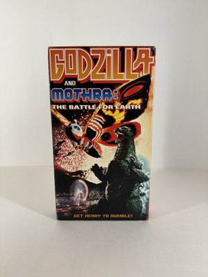 Godzilla And Mothra: The Battle For Earth ( VHS, 1991 ) Columbia Tristar.-image