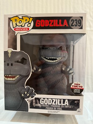 Funko Pop! GODZILLA #239 Black & White (Toy Tokyo 2015) NYCC Slight Imperfection-image