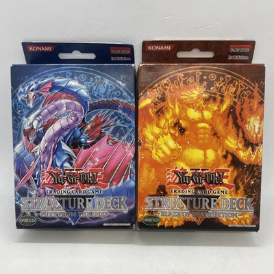 Yu Gi Oh Fury From the Deep & Blaze Of Destruction Structure Decks Sealed 2005-image