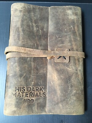 His Dark Materials Leather Bound Journal Notebook 6.25x9.25