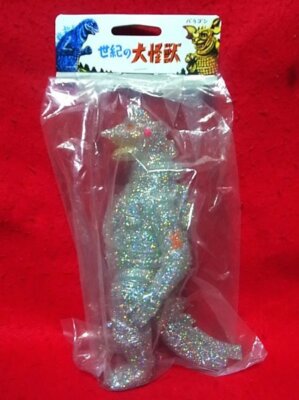 Marsan Mechagodzilla Godzilla Biogoji 350 Sparkle Lame Soft Vinyl Figure Used-image